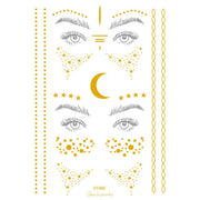 Itty Bitty Freckles!! Silver & Gold Foil Tattoo - Festival Face Tattoos