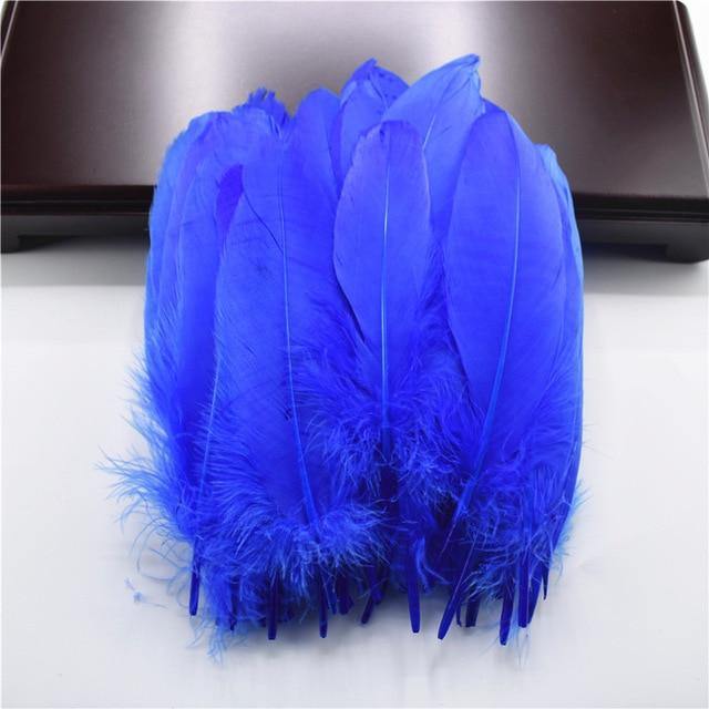 20pcs Natural Goose Feather Plumes | 15-20cm  | 30 Colourful Options - Woodland Gatherer