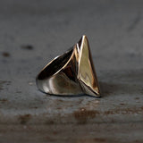 Freemason Illuminati Triangle Masonic Ring Silver Stainless Steel
