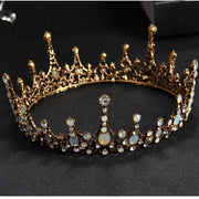 Full Baroque Vintage Crystal Black Crown.