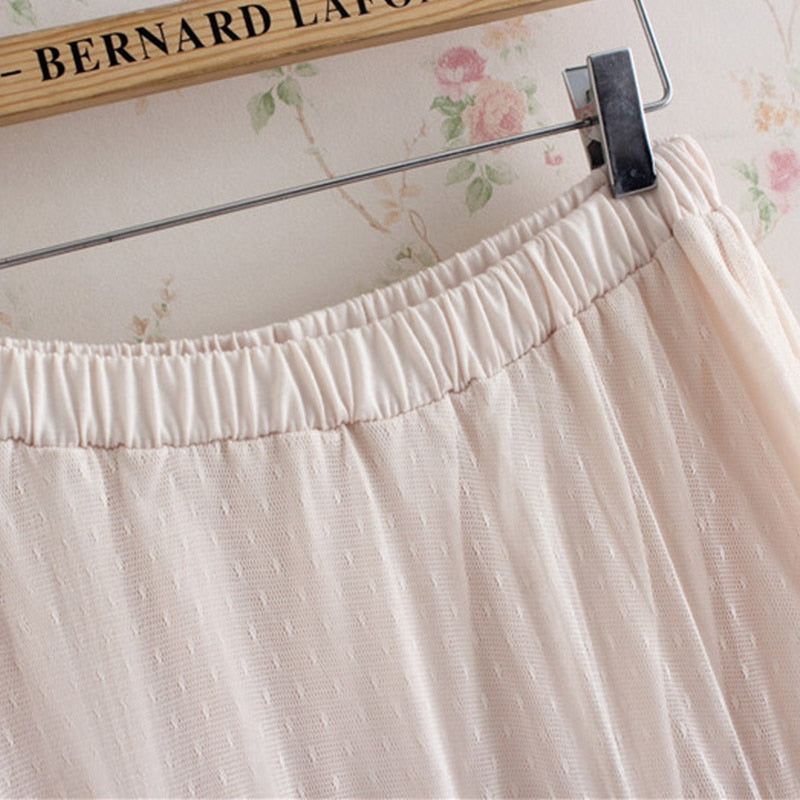 Mori Ruffled Lace Layering Skirt