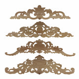 Carved Wood Embellishment Toppers