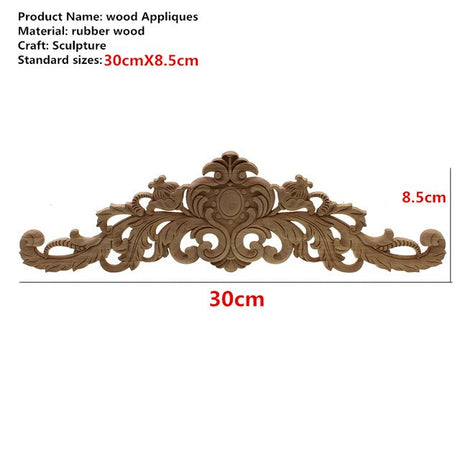 Carved Wood Embellishment Toppers