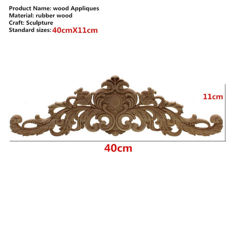 Carved Wood Embellishment Toppers
