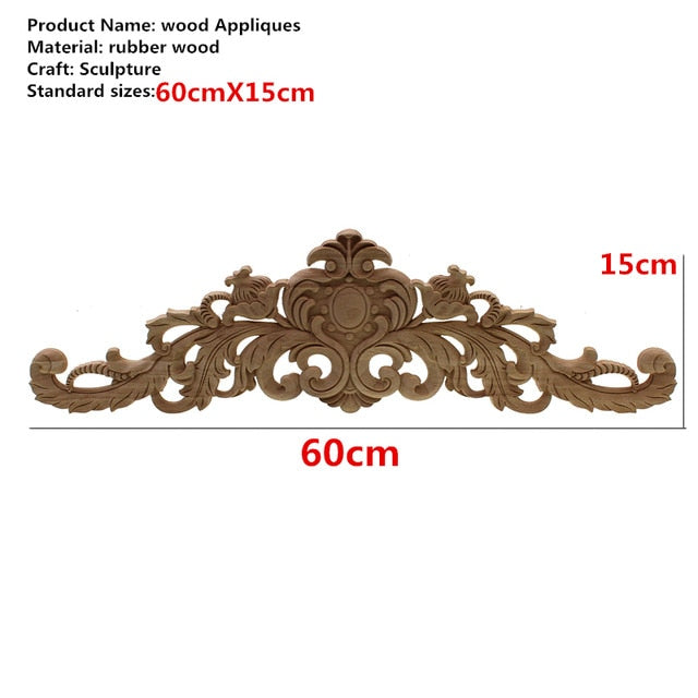 Carved Wood Embellishment Toppers