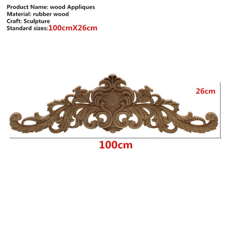 Carved Wood Embellishment Toppers