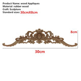 Carved Wood Embellishment Toppers