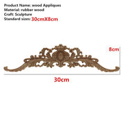 Carved Wood Embellishment Toppers