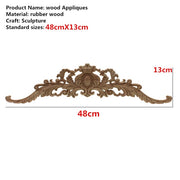 Carved Wood Embellishment Toppers