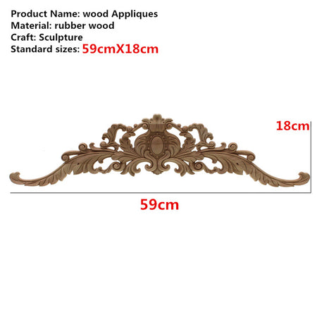 Carved Wood Embellishment Toppers