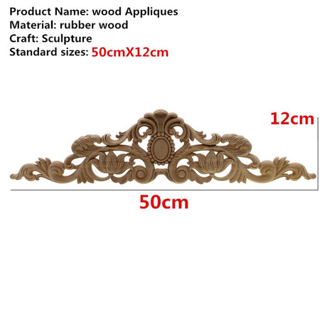 Carved Wood Embellishment Toppers