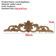 Carved Wood Embellishment Toppers