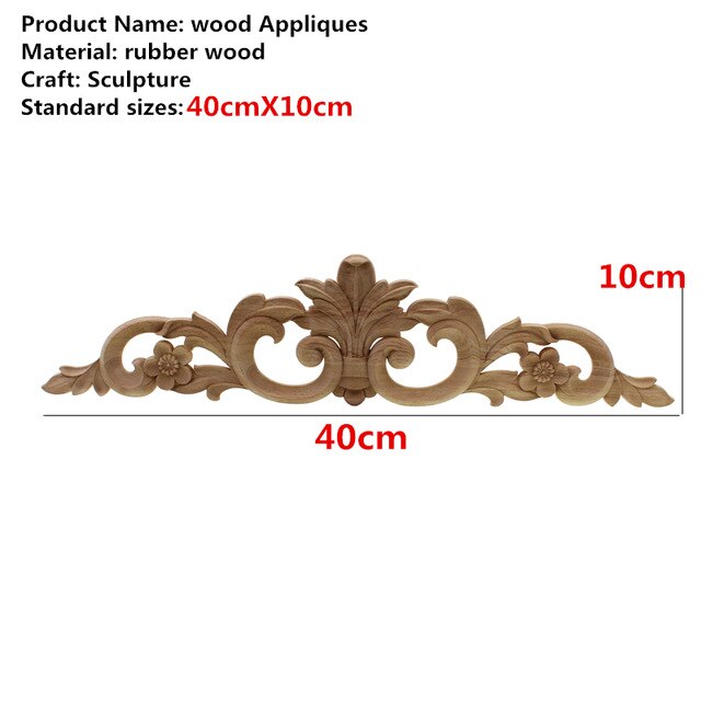 Carved Wood Embellishment Toppers