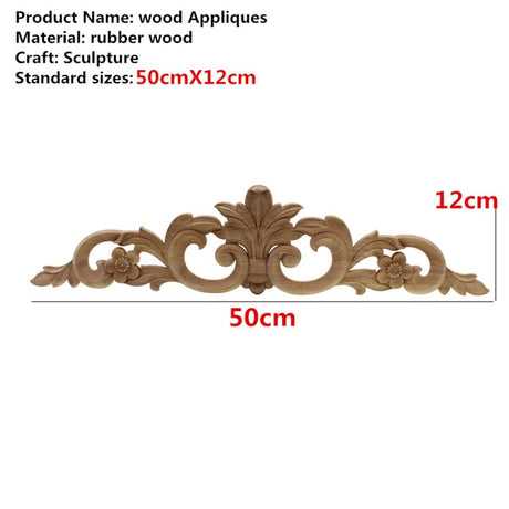 Carved Wood Embellishment Toppers