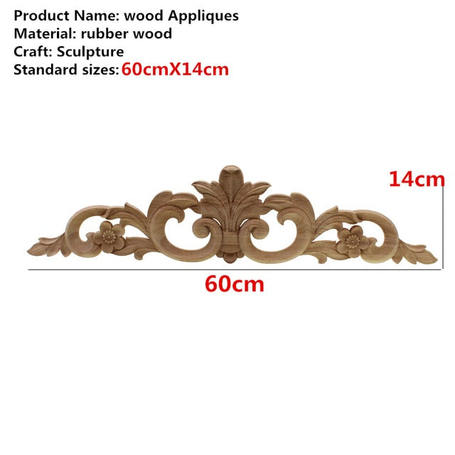 Carved Wood Embellishment Toppers