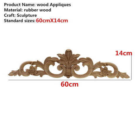 Carved Wood Embellishment Toppers
