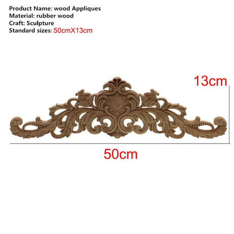 Carved Wood Embellishment Toppers