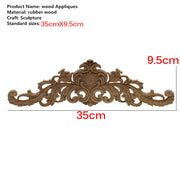 Carved Wood Embellishment Toppers