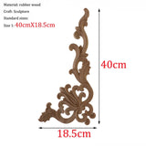 Wooden Carved Corner Furniture Embellishments