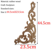Wooden Carved Corner Furniture Embellishments