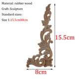Wooden Carved Corner Furniture Embellishments
