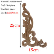 Wooden Carved Corner Furniture Embellishments