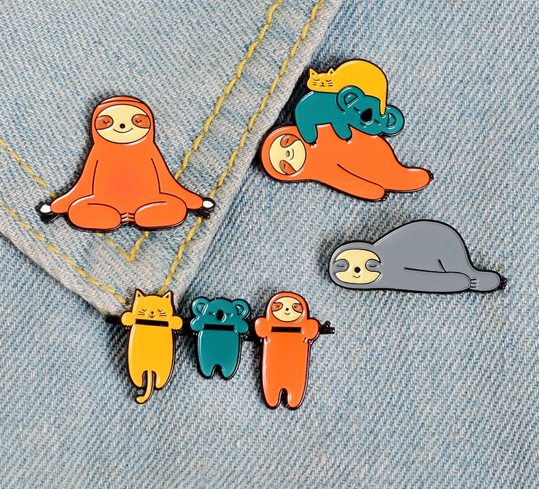 Sloth Life  Enamel Pins