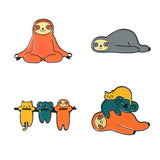 Sloth Life  Enamel Pins