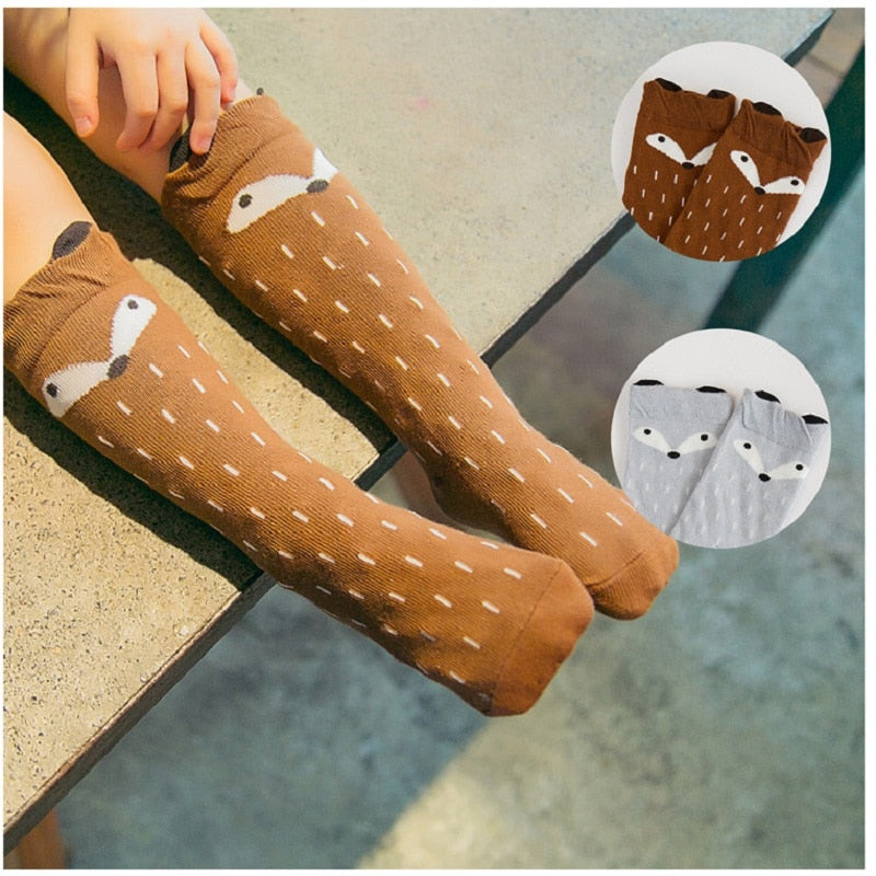 Foxy Animals Soft Cotton Infant & Bubby Socks 0-3 Years