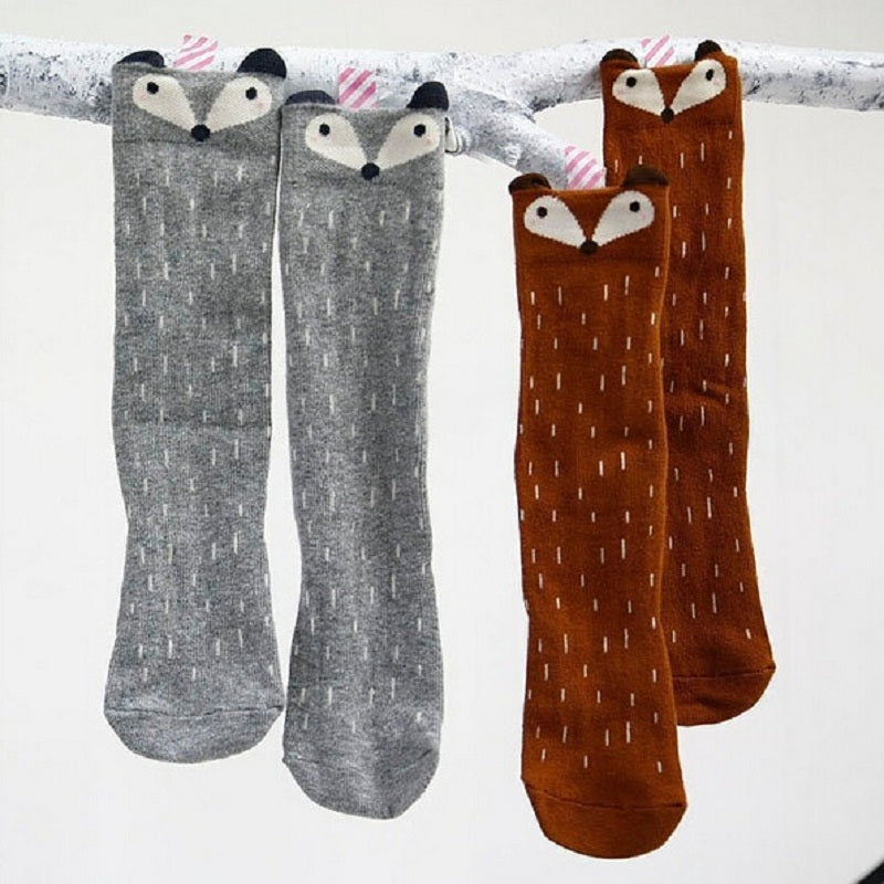 Foxy Animals Soft Cotton Infant & Bubby Socks 0-3 Years