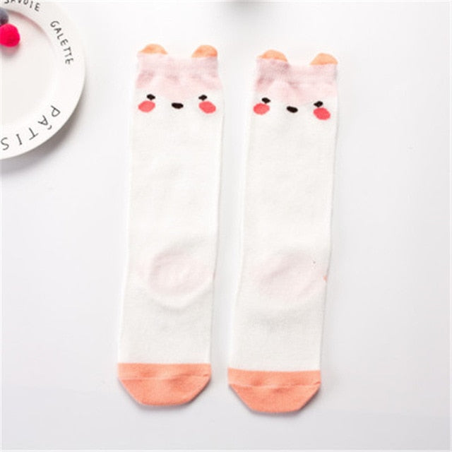 Foxy Animals Soft Cotton Infant & Bubby Socks 0-3 Years