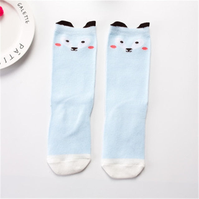 Foxy Animals Soft Cotton Infant & Bubby Socks 0-3 Years