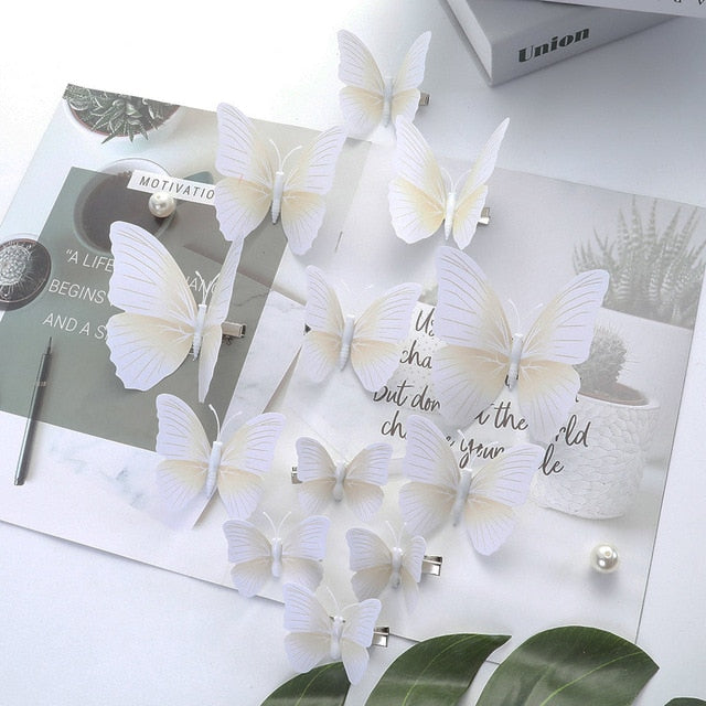 Woodland Dryad Butterfly Hairclips