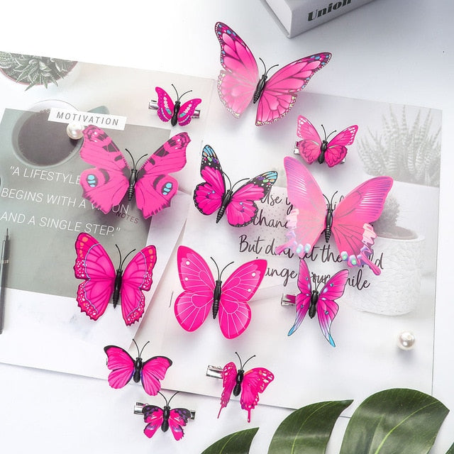 Woodland Dryad Butterfly Hairclips