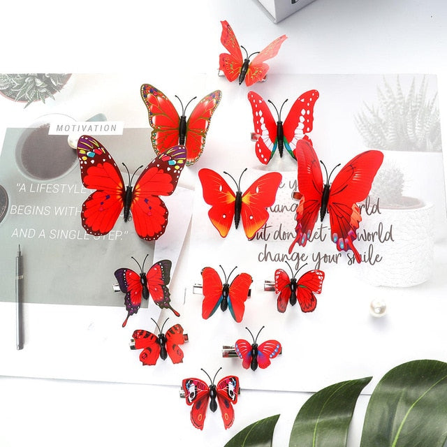 Woodland Dryad Butterfly Hairclips