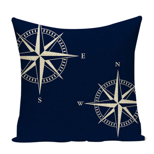 Sea Blue Nautical Cushion Covers Home Decor 21 Variations