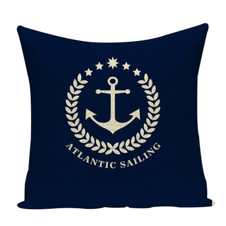 Sea Blue Nautical Cushion Covers Home Decor 21 Variations