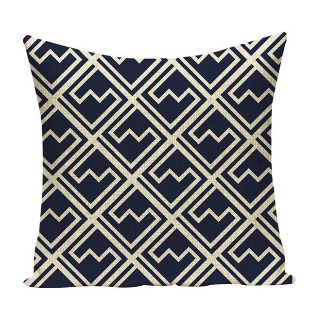 Sea Blue Nautical Cushion Covers Home Decor 21 Variations