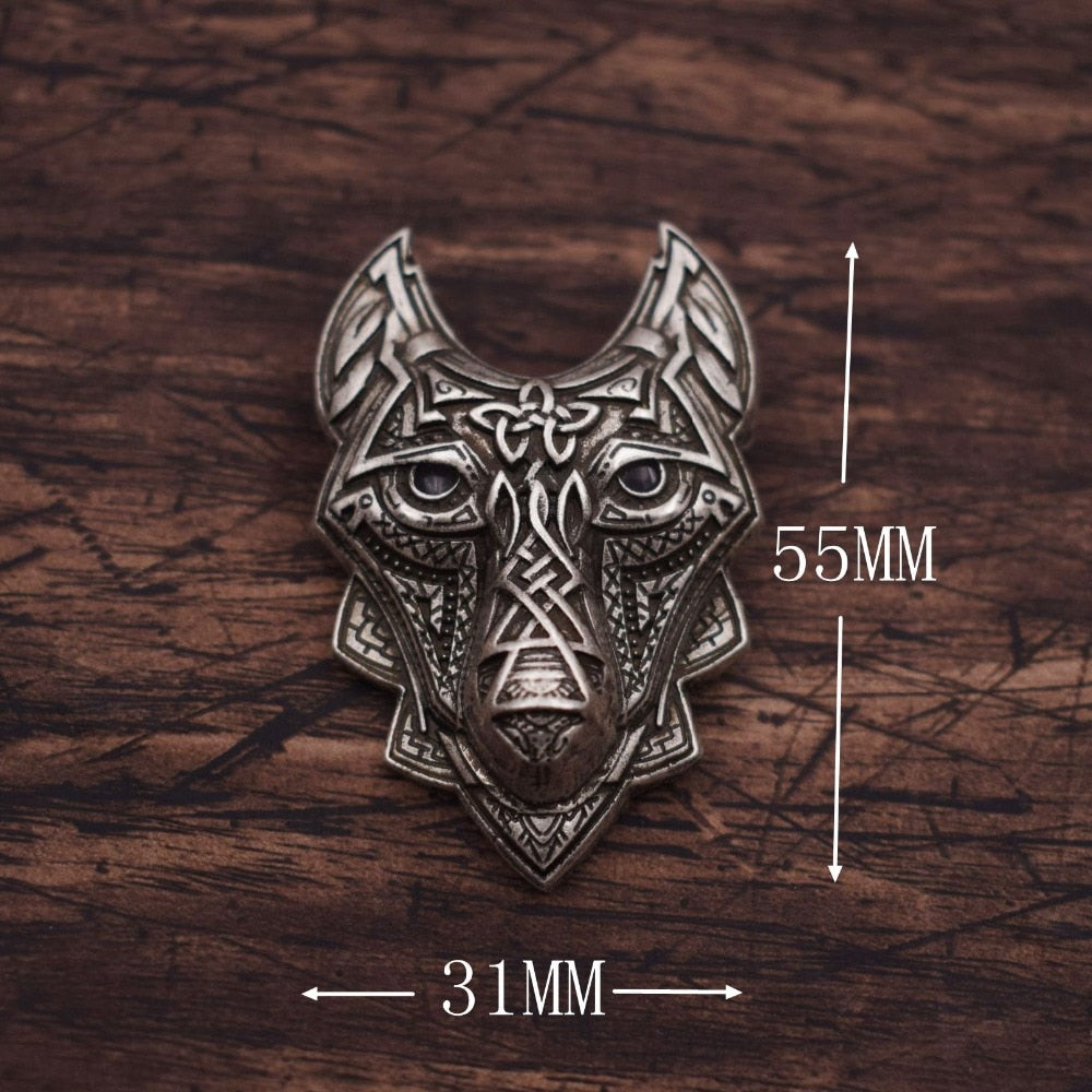 Celtic Wolf Brooch