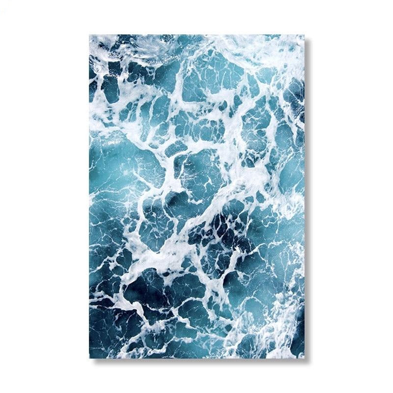 DIY Paint By Numbers Oceanscape Wall Art