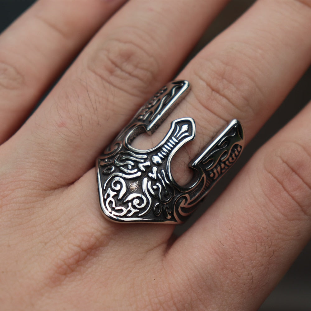 norse mythology viking stainless steel ring australian online gift shop gifts for men mens jewellery 