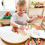Little Pegs Rainbow Peg Boards | Australian Early Educational Toys - Woodland Gatherer