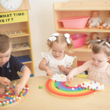 Little Pegs Rainbow Peg Boards | Australian Early Educational Toys - Woodland Gatherer