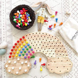 Little Pegs Rainbow Peg Boards | Australian Early Educational Toys - Woodland Gatherer